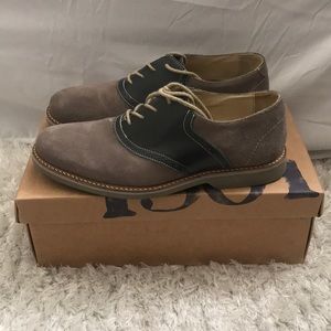 Men’s size 10.5 shoes suede/leather grey/blue